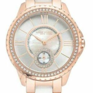 New Anne Klein Ceramic and Steel Band Women's Watch
